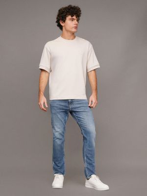 Imagen 2 del producto Polera Interlock Blanco Calvin Klein