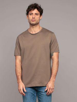 Polera de Punto Global Hero Café Calvin Klein
