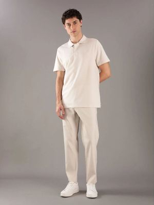 Imagen 2 del producto Polo con Textura Jacquard Beige Calvin Klein