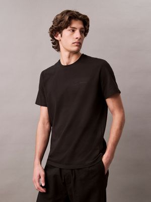 Polera con Logo Tonal Negro Calvin Klein