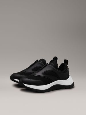 Imagen 1 del producto Zapatillas Runner On W/Zip Mix M Negro Calvin Klein
