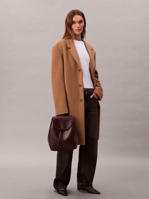 Imagen 2 del producto Mochila Estampado Monogram Integral Marrón Calvin Klein