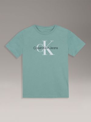 Polera Unisex CK Monogram Verde Calvin Klein