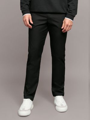 Pantalón Stretch Tech Slim Negro Calvin Klein