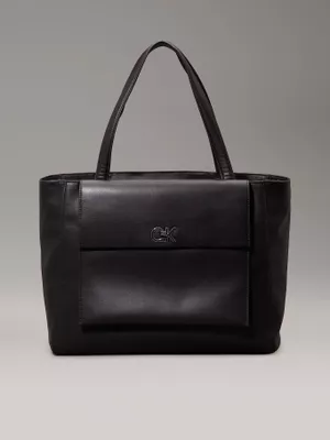 Cartera Tote Ck Medium Negro Calvin Klein