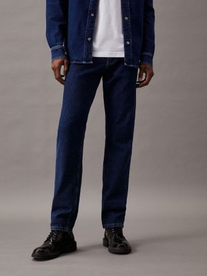 Jeans Slim Taper Hombre Azul Calvin Klein