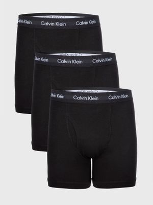 Pack 3 Bóxers Largos - Stretch Negro Calvin Klein