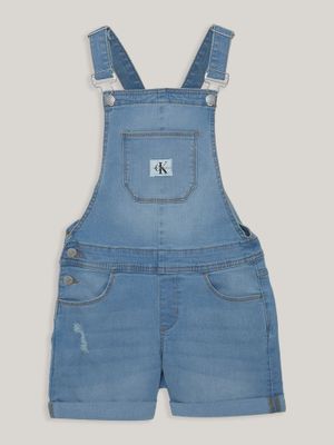 Overol Niña Cuffed Azul Calvin Klein
