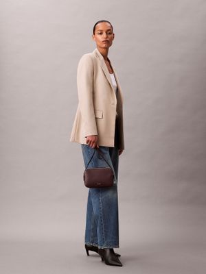 Imagen 2 del producto Bandolera Con Cierre De Cremallera Marrón Calvin Klein