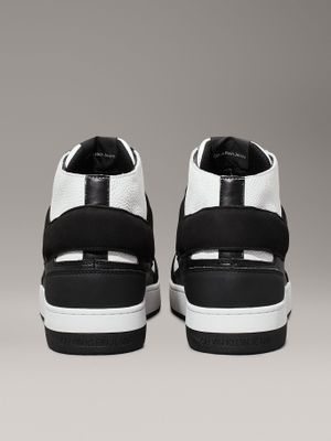 Imagen 2 del producto Zapatillas de Cuero Basket Cup Negro Calvin Klein
