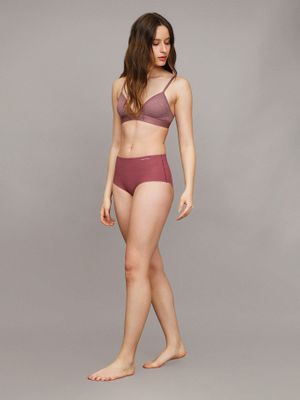 Imagen 2 del producto Calzón Hipster Alto Invisible Burdeo Calvin Klein