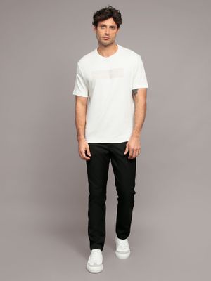 Imagen 2 del producto Polera con Bordado Texturizado Blanco Calvin Klein