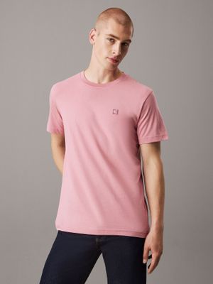 Polera Ck Embro Badge Rosado Calvin Klein