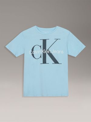 Polera Niño Classic Para Niño Celeste Calvin Klein
