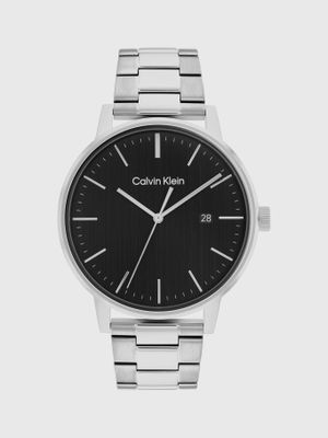 Reloj Brazalete Eslabones Plateado Calvin Klein
