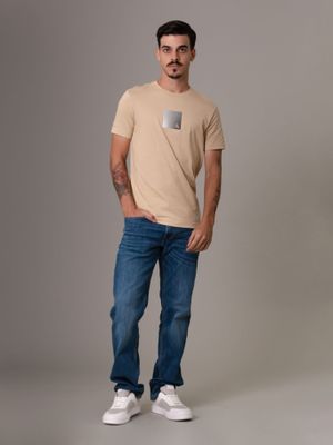 Imagen 2 del producto Polera Metallic Box Beige Calvin Klein