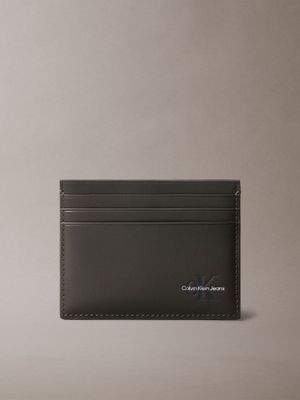 Tarjetero con Monograma Gris Calvin Klein