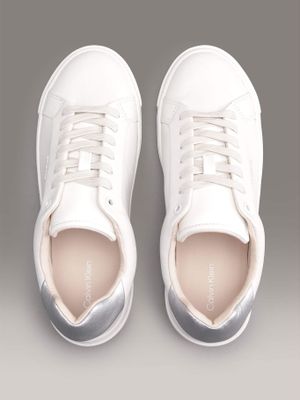 Imagen 2 del producto Zapatillas de cuero Blanco Calvin Klein