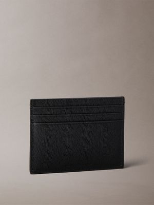 Imagen 2 del producto Tarjetero Cuero con Acabado Saffiano Negro Calvin Klein