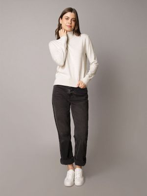 Imagen 2 del producto Sweater De Cuello Alto y Lana Merino Beige Calvin Klein