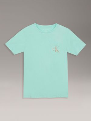 Polera Niño Con Bolsillo Para Niño Verde Calvin Klein