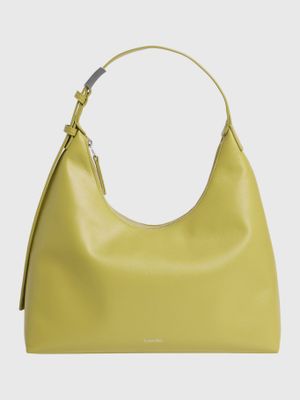 Cartera Hobo Hardware Strap Verde Calvin Klein