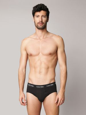 Imagen 2 del producto Pack 3 Slips Cotton Stretch Negro Calvin Klein
