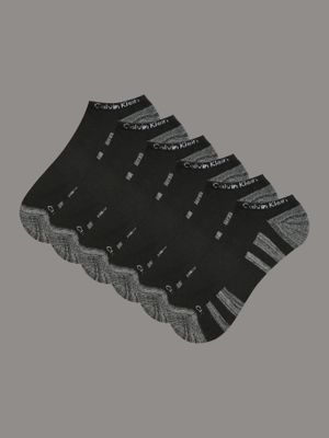 Pack 6 Calcetines Dual Feed Cushion Negro Calvin Klein