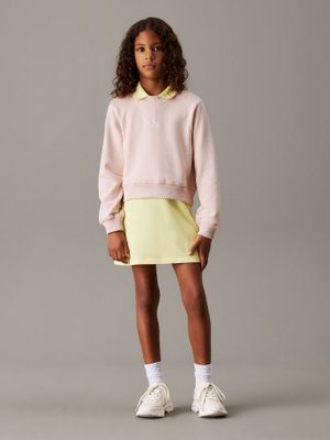 Imagen 2 del producto Polerón Niña Ck Logo Rosado Calvin Klein