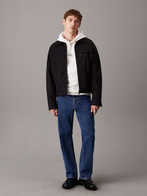 Imagen 2 del producto Polerón Gorro Monologo YBI Blanco Calvin Klein