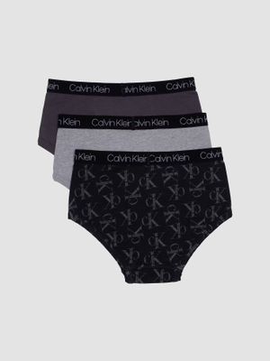 Imagen 2 del producto Pack 3 Slips Niño Cotton Classic Gris Calvin Klein