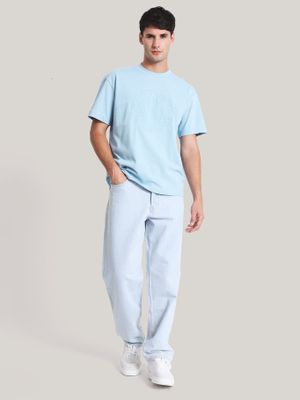 Imagen 2 del producto Polera Embroidered Emblem Celeste Calvin Klein