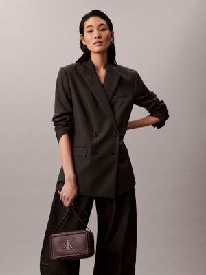 Imagen 2 del producto Bandolera Y Logo Monograma Grabado Marrón Calvin Klein