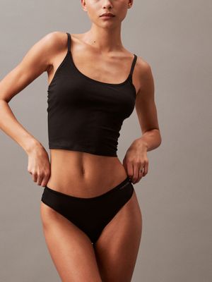 Imagen 2 del producto Calzón Bikini Ideal Stretch Micro Negro Calvin Klein