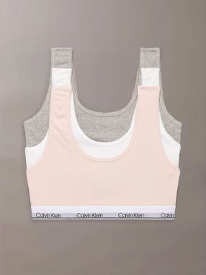 Pack 3 Bralettes Cotton Niña Multicolor Calvin Klein