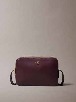 Bandolera C Herraje Logo Monograma Marrón Calvin Klein