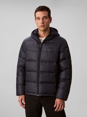 Imagen 1 del producto Parka Acolchada con Gorro Azul Calvin Klein