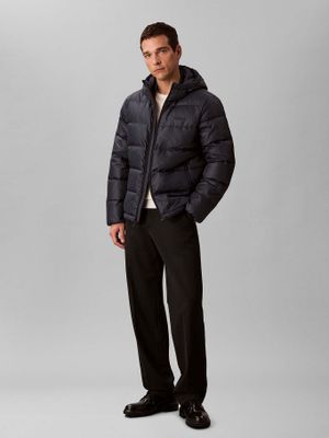 Imagen 2 del producto Parka Acolchada con Gorro Azul Calvin Klein