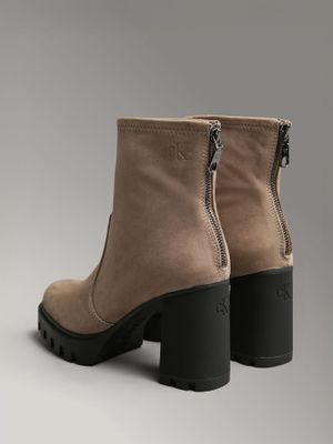 Imagen 2 del producto Botas Heel Platform Zip Beige Calvin Klein