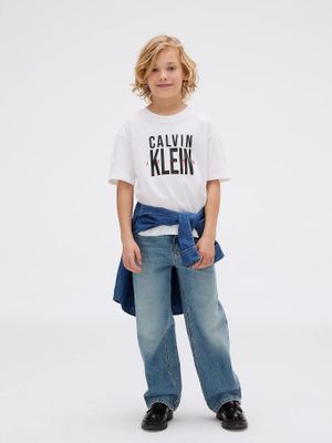 Imagen 2 del producto Polera Niño Bold Ckj Graphic Blanco Calvin Klein