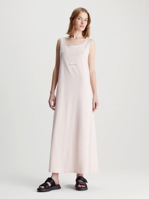 Vestido Monologo Loose Rosado Calvin Klein