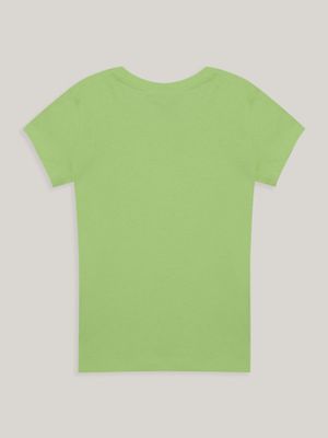 Imagen 2 del producto Polera Micro-Monogram Niña Verde Calvin Klein