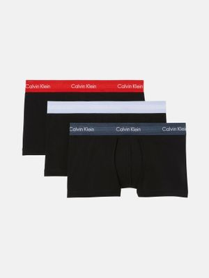 Imagen 1 del producto Pack De 3 Bóxers Rise Trunk Cotton Negro Calvin Klein