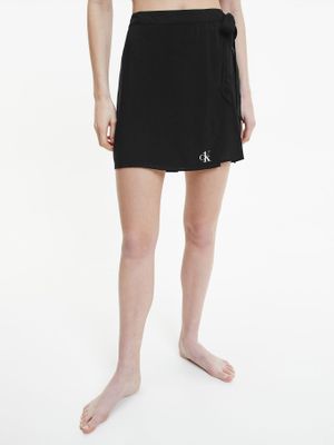 Falda Envolvente de Playa Negro Calvin Klein