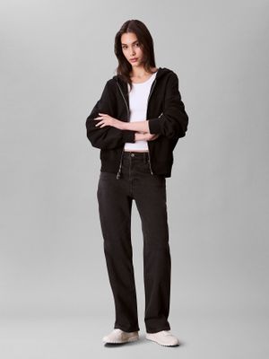 Imagen 2 del producto Polerón C Gorro Y Cierre Cremallera Negro Calvin Klein