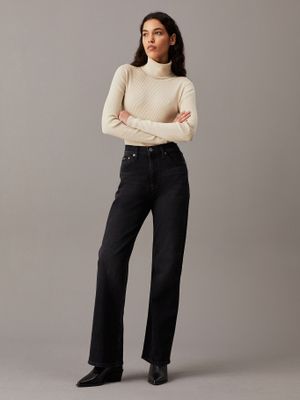 Imagen 2 del producto Sweater Woven Label Beige Calvin Klein