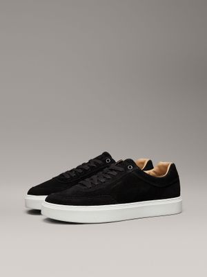 Zapatillas Lace Up Suede Negro Calvin Klein