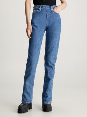 Jeans Authentic Slim Straight Azul