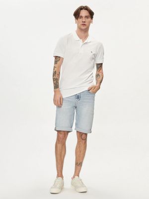 Imagen 2 del producto Polo Ck Embro Badge Slim Blanco Calvin Klein
