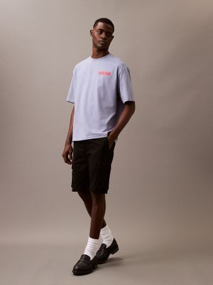 Imagen 2 del producto Polera Vert Logo Graphic Lila Calvin Klein